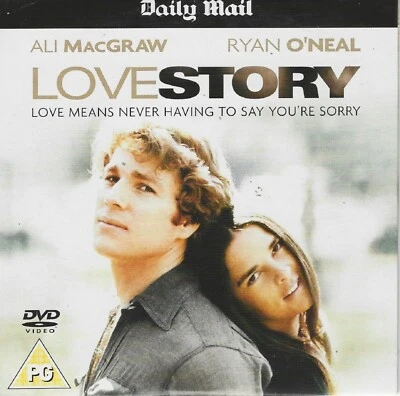 LOVE STORY ~ ALI MacGRAW & RYAN O'NEAL - MAIL PROMO DVD - Image 1 of 2