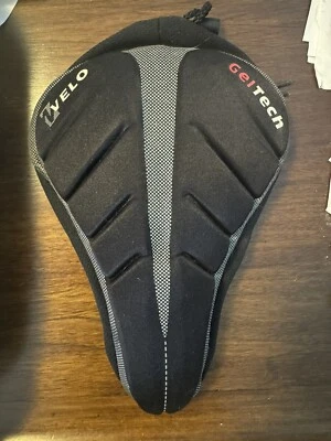 Cubierta de sillín Velo Gel-Tech: negra Foto 1 de 2