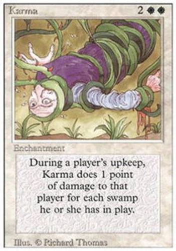Karma ~ Near Mint 3rd Edition Revised MTG Magic UltimateMTG White Card - Image 1 of 1