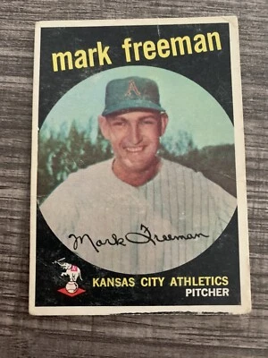 1959 Topps #532 Freeman high number low grade creases - Image 1 of 4
