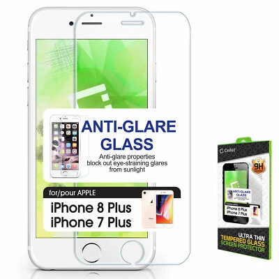 Anti-Glare Tempered Glass Screen Protector for iPhone7 Plus by Cellet - Image 1 of 4