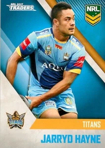 2017 GOLD COAST TITANS NRL Card JARRYD HAYNE Traders - Picture 1 of 2
