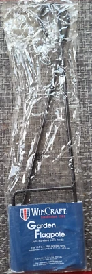 Asta de bandera de jardín WinCraft para banderas de jardín de 12,5" x 18" fácil montaje Foto 1 de 2
