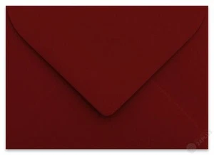 Buste 25 pz Mini adatte per biglietti da visita Bordeaux 6 x 9 cm - Foto 1 di 2
