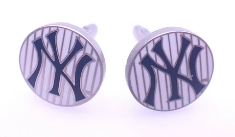 NY Yankees Major League Baseball Enamel Cuff Links Cover