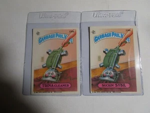 1986 TOPPS GARBAGE PAIL KIDS 236a & 236b TRINA Cleaner & SUCKIN' Sybil ~ - Picture 1 of 1