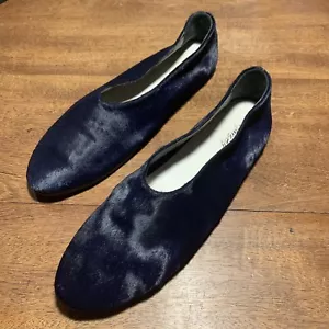 MARSELL Italy Coltellaccio Ballerinas Ponyfell mitternachtsblau 41 11 US - Bild 1 von 24