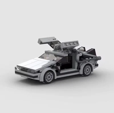 DeLorean Back to the Future Time DMC-12 Machine Sport Car Building Blocks - Image 1 of 4