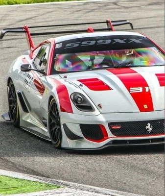 1:18 D&G DAVIS & GIOVANNI FERRARI 599XX EVO WHITE RED #31 No MR BBR AMALGAM 7/15 - Image 1 of 4