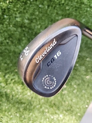 Cleveland CG16 Black Pearl Tour Zip Grooves Wedge 56°-14° RH Wedge Flex Graphite - Image 1 of 4