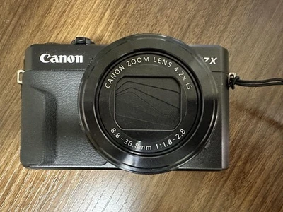 Canon PowerShot G7 X Mark II Digital Camera 20.2MP Wi-Fi Compact Camera - Image 1 of 4