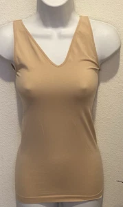 The Limited hellbraun/beige TANKTOP V-AUSSCHNITT UNTERHEMD SHAPEWARE Größe Small - Bild 1 von 6