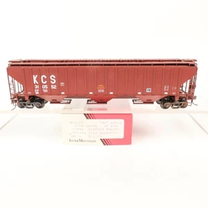 Intermountain HO Kansas City Southern 4750 Cu Ft 3-Bay Hopper Kit Built KCS-07 - Picture 1 of 5