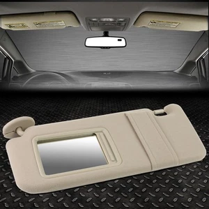 [LEFT/DRIVER SIDE]FOR 09-16 TOYOTA VENZA FACTORY STYLE SUN VISOR SUNSHADE TAN - Picture 1 of 6