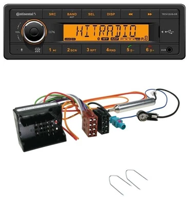 Continental MP3 Bluetooth AUX USB Autoradio für Peugeot Expert ab 2016 Traveller - Bild 1 von 4