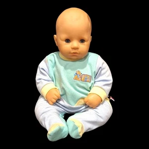 Muñeca bebé Mx Zapf Creation Chou Chou 1998 ojos azules traje original 17" - Imagen 1 de 8