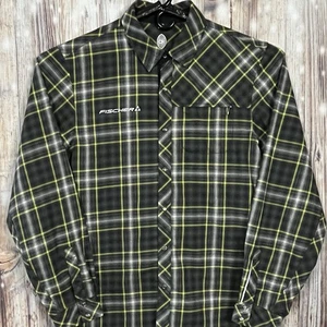 Camisa de franela a presión Club Ride Fischer Pearl para hombre XL ciclismo manga larga negra Ye - Imagen 1 de 15
