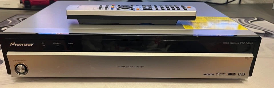 Pioneer PDP-R06XE Media Receiver – HDMI, DVB, mit Fernbedienung - Bild 1 von 4