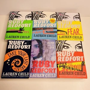 Ruby Redfort Serie Completa por Lauren Child Books #1-6 Tapa Dura y Tapa Tapa Tapa Dura - Imagen 1 de 24