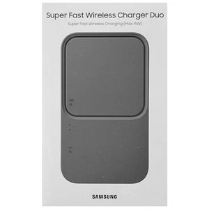 Samsung 15W Super Fast Wireless Charger Duo Pad Black (EXCELLENT CONDITION) - Photo 1 sur 5