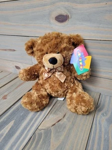 Vintage Playville TN 10" 2A Bär mit Band & Bohnen Teddybär  - Bild 1 von 4