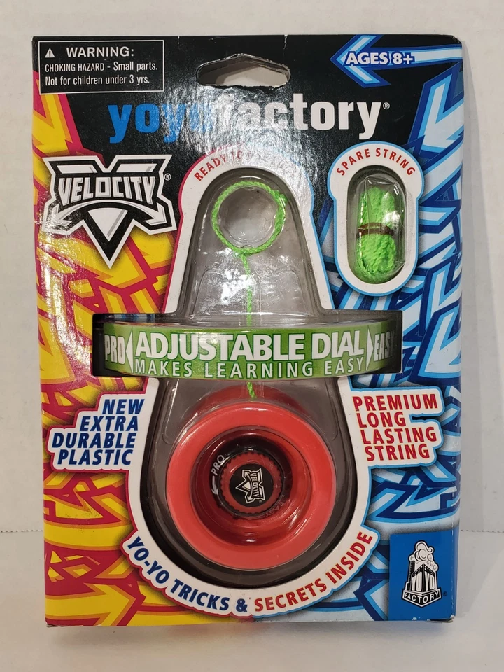 YoYoFactory Velocity Yo-Yo - Adjustable Response! - Red *Brand New/Sealed* - Image 1 of 4