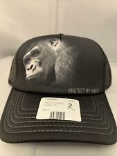 "Protect My Habitat"  Gorilla Trucker Hat Foam & Mesh, The Mountain, NEW