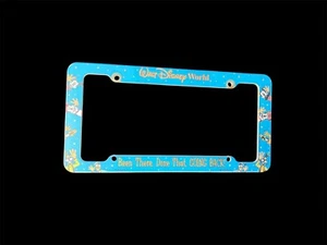 Vintage Walt Disney World License Plate Frame Been There Done That Going Back - Picture 1 of 2