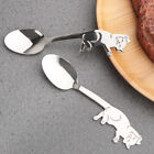 Cat-Shaped Coffee Spoon Set - 2 Pcs Stainless Steel Hanging Spoons