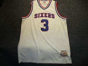 Allen Iverson Mitchell & Ness Philadelphia 76ers 1996-1997 Jersey Men's Size 4XL