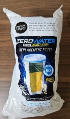 NEW 5 Stage PORTABLE FILTRATION WATER FILTER Replacement Zero Water  - Image 1 of 3