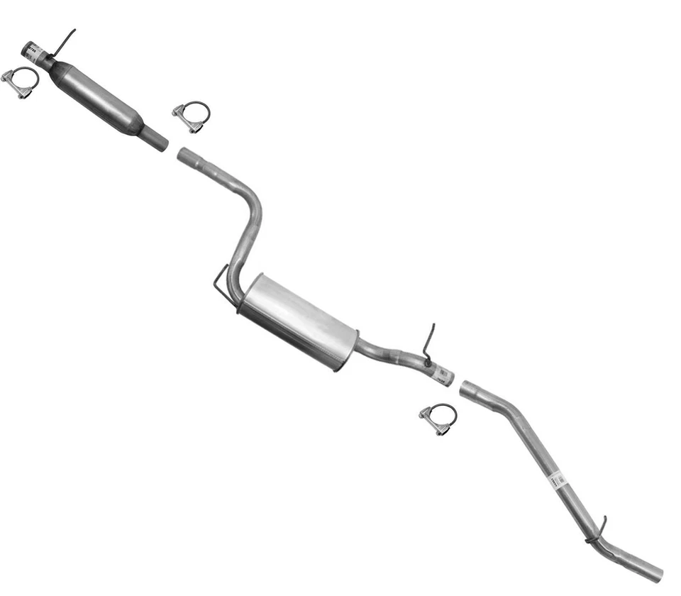 Silenciador de tubo de extensión de resonador para motor Mazda 3 2004-2006 2,0 L 2,3 L Foto 1 de 4