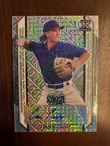 2021 Leaf Metal Draft - Cameron Cauley - RC Auto Prizm Ice Rangers Houston - Picture 1 of 2