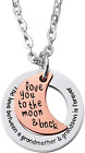 Grandma Necklace Gifts for Grandmas from Grandson the Love 