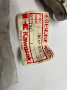 KAWASAKI S1 250/350 EXHAUST COLLAR NOS/KAWASAKI TRIPLE EXHAUST COLLAR NOS - Picture 1 of 7