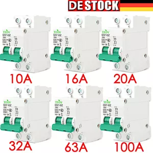 Interruttore di potenza solare 10A-125A DC1000V fotovoltaico MCB curva fotovoltaica fusibile - Foto 1 di 26