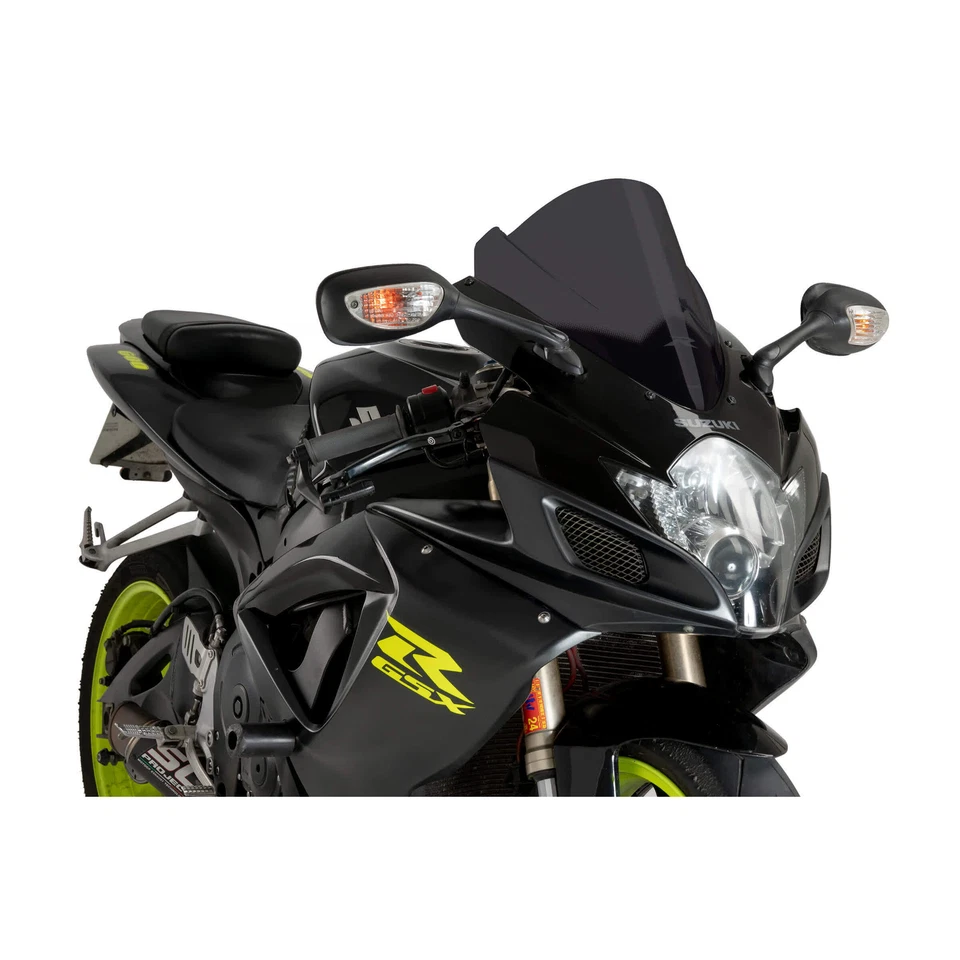 Parabrisas PUIG Racing Ahumado Oscuro para Suzuki 600 GSX R 2006-2007