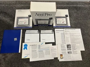 Vintage Lotus AmiPro for PC Windows 5.25" disks - excellent condition - Photo 1/1