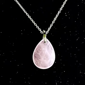 Precioso cuarto de galón rosa BCB y cadena de plata 925 - Imagen 1 de 7