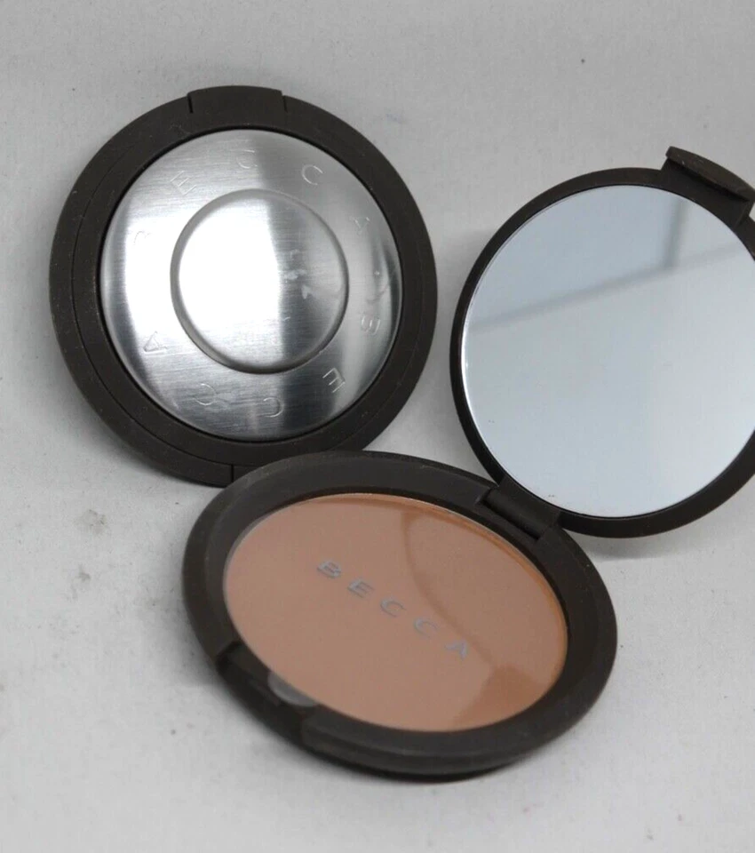 BECCA Lote de 2 Base en Polvo Mineral Perfect Skin TABACO .33 oz Nueva Foto 1 de 3
