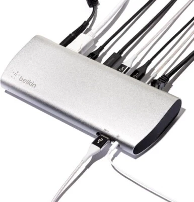 Belkin Thunderbolt 3 Express Dock HD Docking Station F4U095 with 3.3-ft Cable - Image 1 of 4