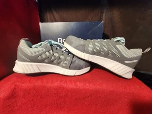 Reebok Work Rb316 Composite Grey/Mint Green Textile Oxf Toe Work Shoes - Picture 1 of 14