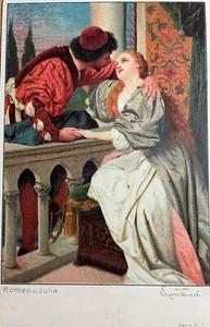 ROMEO & JULIET Artist Postcard; Shakespeare; T.S.N. Series No.1131; Near MINT - Picture 1 of 2