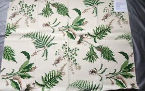 Travers Fabric Sample-cotton Blend- "Fern Garden"-36"×26"-k0623