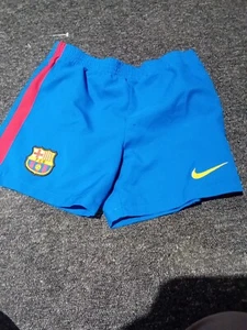 Boys 4/5 20 Waist. Nike Barcelona Home Football Shorts - Picture 1 of 6