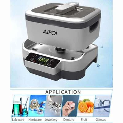 Ultrasonic Cleaner Jewelry Watch Glasses Ring Ultrasound Cleaning Bath Machine - Image 1 of 4