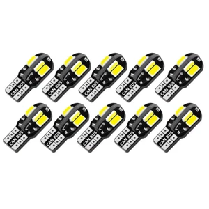 10 AMPOULE LED CANBUS T10 W5W 12V Blanc Ultra Veilleuse Auto - Imagen 1 de 5