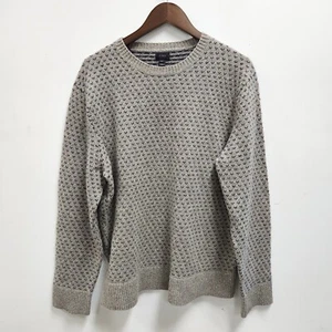 J Crew Herren Lammwolle Pullover Größe XL Rundhalsausschnitt grau - Bild 1 von 9