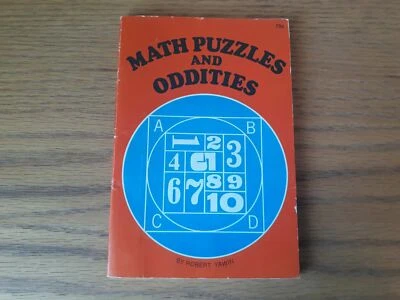 MATH PUZZLES AND ODDITIES by Robert Yawin 1972 XEROX Paperback - Image 1 of 4
