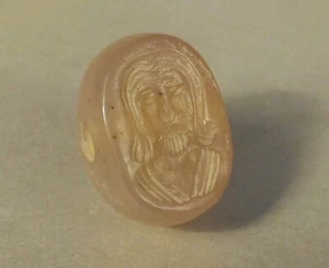 SASANIDEN Chalcedon DOM SIEGEL Amulett Petschaft DOME SEAL Sasanian Stamp Persia - Bild 1 von 6